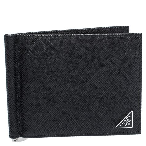 prada money clip billfold.